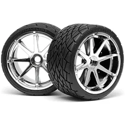 HPI Reifen Phaltline Auf Felgen Blast Chrom