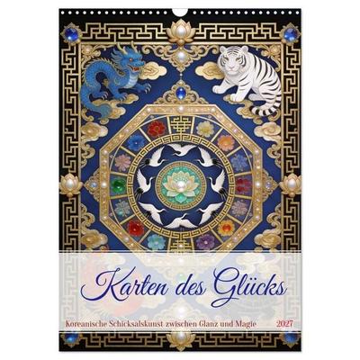 Karten des Glücks (Wandkalender 2027 DIN A3 hoch), CALVENDO Monatskalender