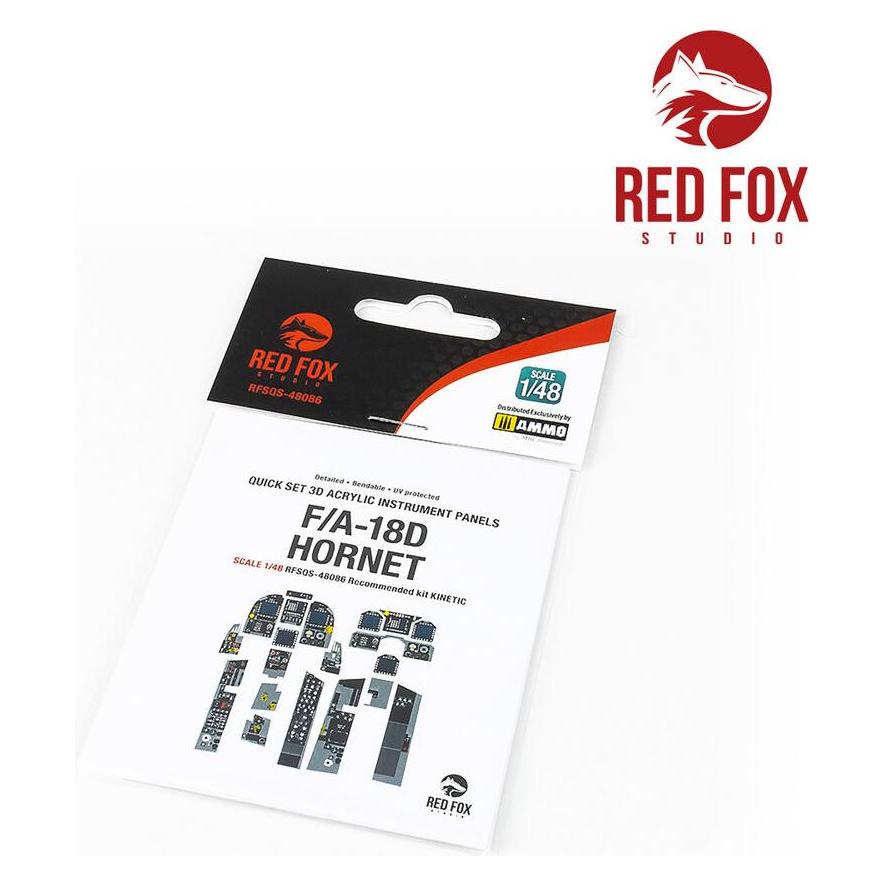 Red Fox 1/48 F/A-18D Hornet (for Kinetic kit) (RFSQS-48086)