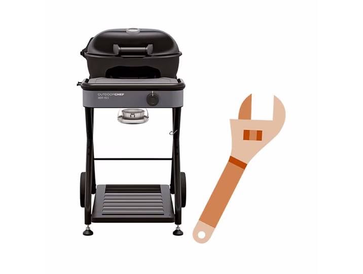 OUTDOORCHEF AMBRI 480 G Evo montiert Gasgrill