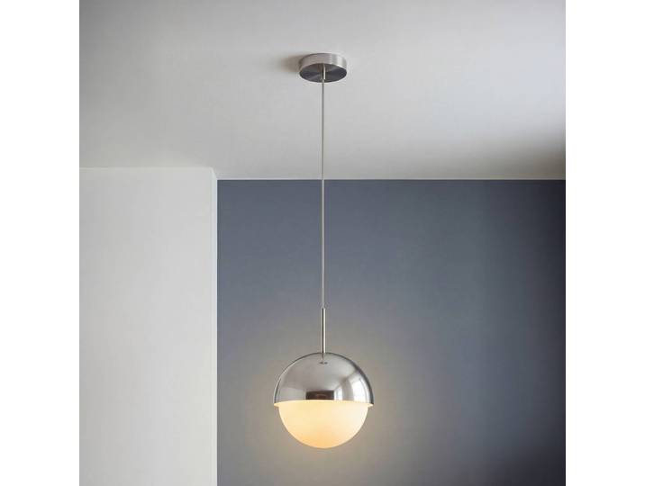 OSRAM Hängelampe Decor Dome, dimmbar, chrom / silber, für Wohn- / Esszimmer, Metall, Modern, Pendelleuchte