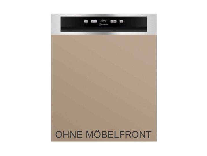 BAUKNECHT teilintegrierbarer Geschirrspüler BK4PB14BN7A0X, 14 Maßgedecke, ActiveDry, Option MultiZone, Sensor-Programm