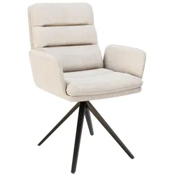 Akante Stuhl Helsinki Stoff Off White