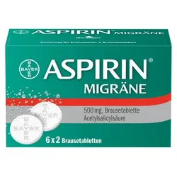 ASPIRIN MIGRÄNE 500 mg Brausetabletten 12 St
