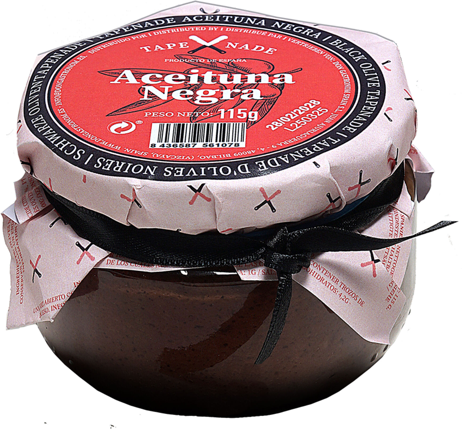Tapenade Aceituna Negra - 115 Gr. aus Spanien