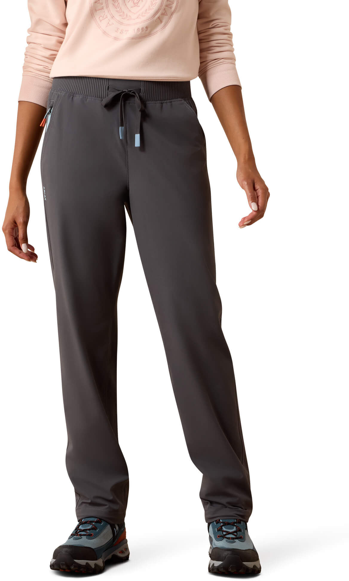 Women's Traverse Hiking Pants in Charcoal, Size: 28 Regular by Ariat