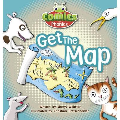 Bug Club Comics for Phonics Reception Phase 2 Set 05 Get the Map!, Taschenbuch von Sheryl Webster, Pearson ELT, 978-1-4479-1267-5