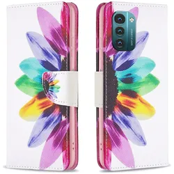 König Design Hülle Handy Schutz für Nokia G21 / G11 Case Cover Tasche Wallet Etuis 360 Grad (Nokia G11, Nokia G21), Smartphone Hülle, Mehrfarbig, Gelb