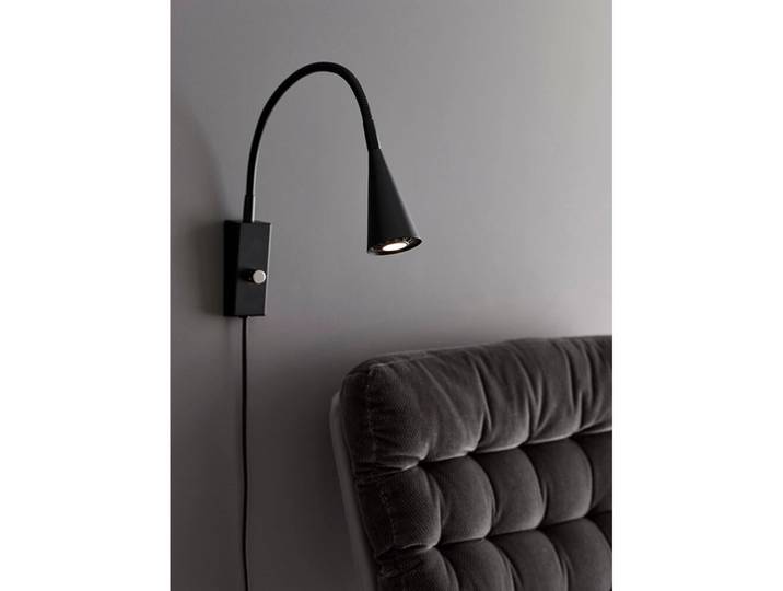 Ledro Applique Murale Blanc Mat LED 12V Dimmable - Belid - Chambre à coucher - Métal