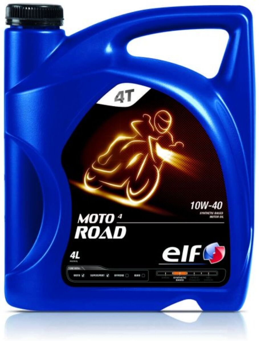 Motoröl ELF Moto 4 Road 10W40 4L