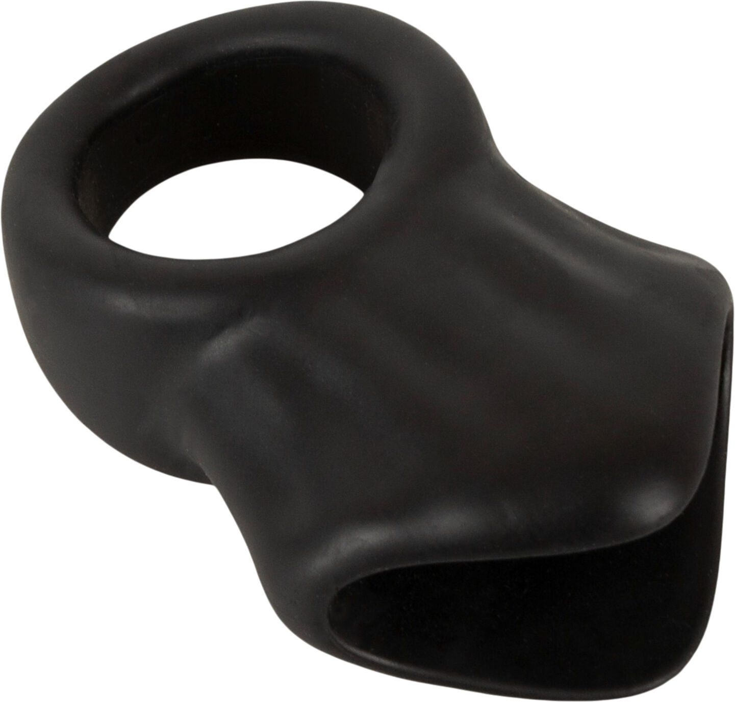 Erecto - Black Penis Ring with Ball Stretcher