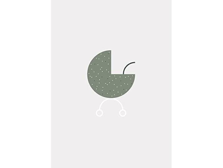 Komar Baby Hello World – Taille : 50 x 70 cm Impression sur toile (sans cadre) – Pure Boutique