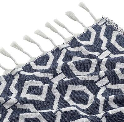 Dee Ocleppo Woven Geometric Jacquard Throw Blanket