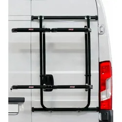 Fabbri Van Double-Door Ski Heckträger für 6 Paar Ski / 4 Snowboards schwarz für Master ab 2011
