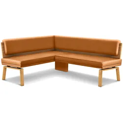 Eckbank Variano MATCH IV (BHT 181x88x156 cm) - Bezug: Lederlook - BHT 181x88x156 cm