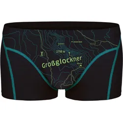 Ein schöner Fleck Erde, Herren, Funktionsunterhose, Grossglockner, Schwarz, S