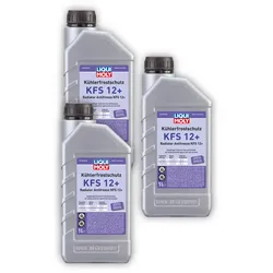 3x Kühlerfrostschutz LIQUI MOLY 21145 KFS 12+ Frostschutzmittel Kühlerschutz 1 L