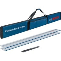 Führungsschienen-Set FSN 1400 Professional aluminium, 2 Stück, 1.400mm, für Kreissägen, inkl. VEL, Tasche