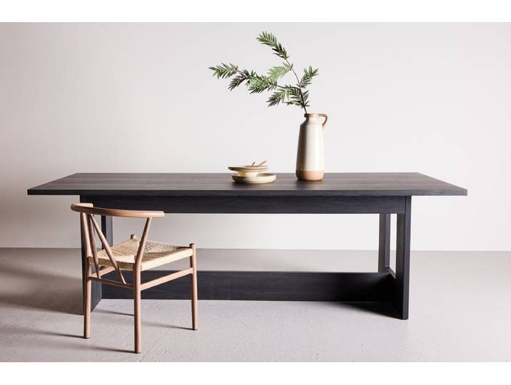 Esstisch Tully - ein rechteckiger Esstisch in elegantem Schwarz - Schwarz - Luxusbetten24