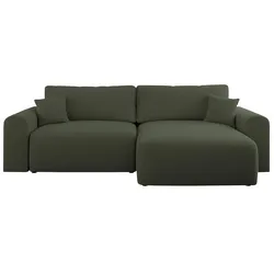 ECKSOFA NELSON Grün Boucle