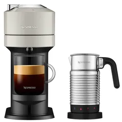 Nespresso Vertuo Next Light Grey & Aeroccino4 Vertuo Kaffeemaschine