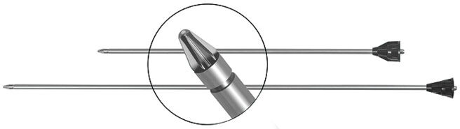 Riegler Tube de rallonge, avec buse Star-Tip, 500 mm droite (38.500)