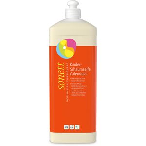 Sonett Seife Kinder Calendula DE2074, Schaumseife, Spenderflasche, 1 Liter