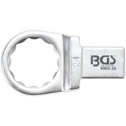 BGS Einsteck-Ringschlüssel 24 mm Aufnahme 14 x 18 - 6903-24