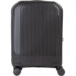 Valentino Wood Carry On Suitcase, Koffer, Schwarz