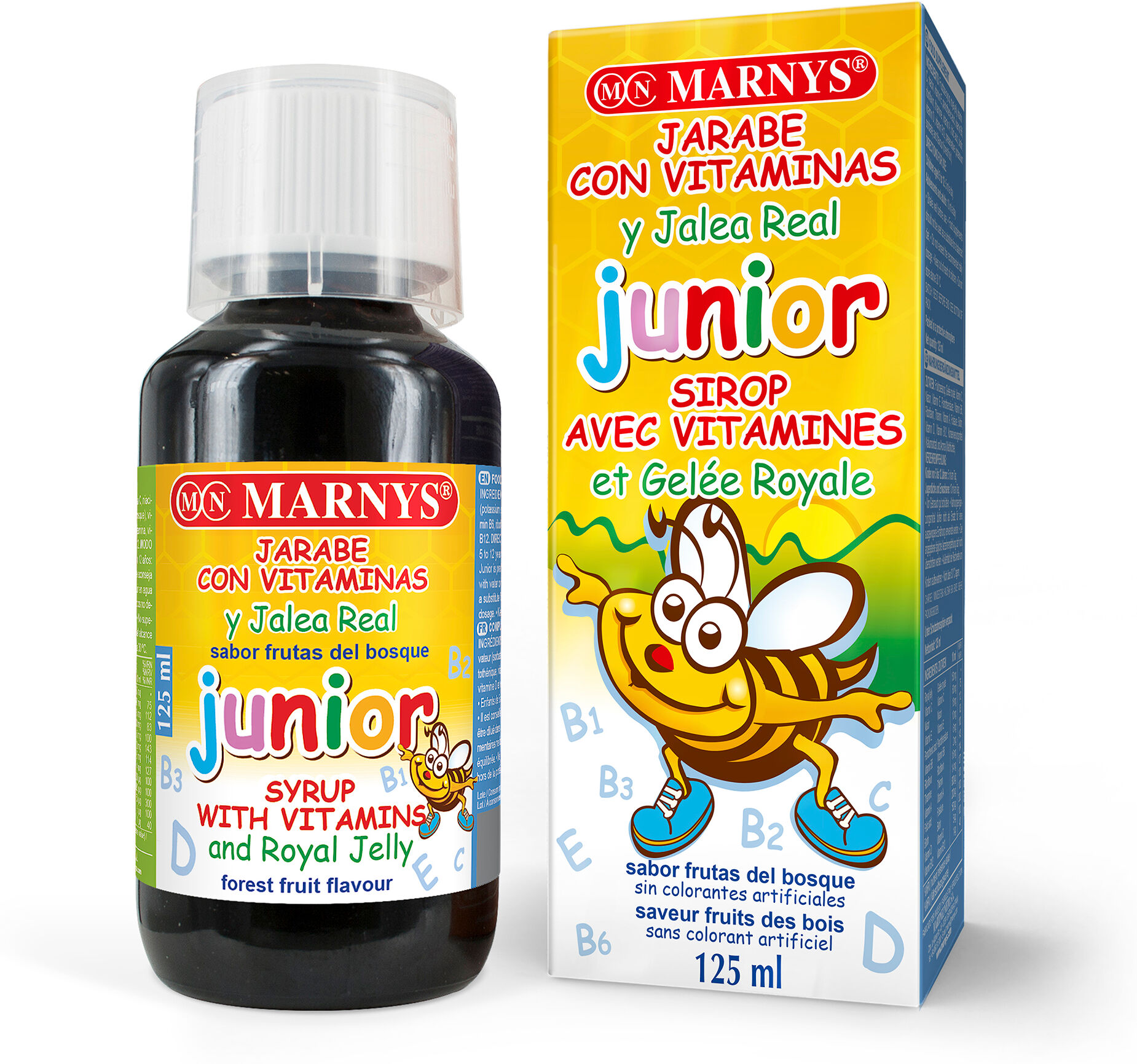 Marnys Junior Multivitamin Syrup 250 ml 125 ml