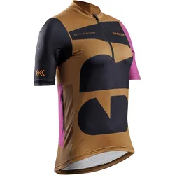 X-BIONIC Corefusion Gravel Fahrradtrikot Damen M169 - multi color/peanut butter XL