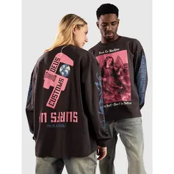 Deus Ex Machina Swell Maps Os Longsleeve anthracite grey Gr. S