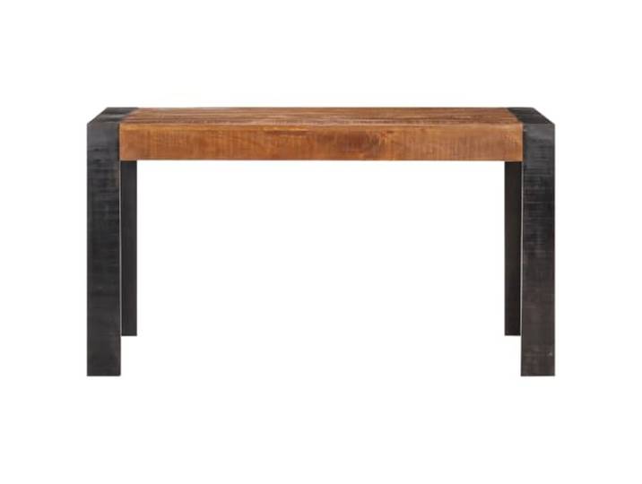 KGHERMDF Esstisch 140x70x76 cm Raues Mango-Massivholz Rechteckig, Industriestil, Robust, Langlebig, Für Küche Und Esszimmer