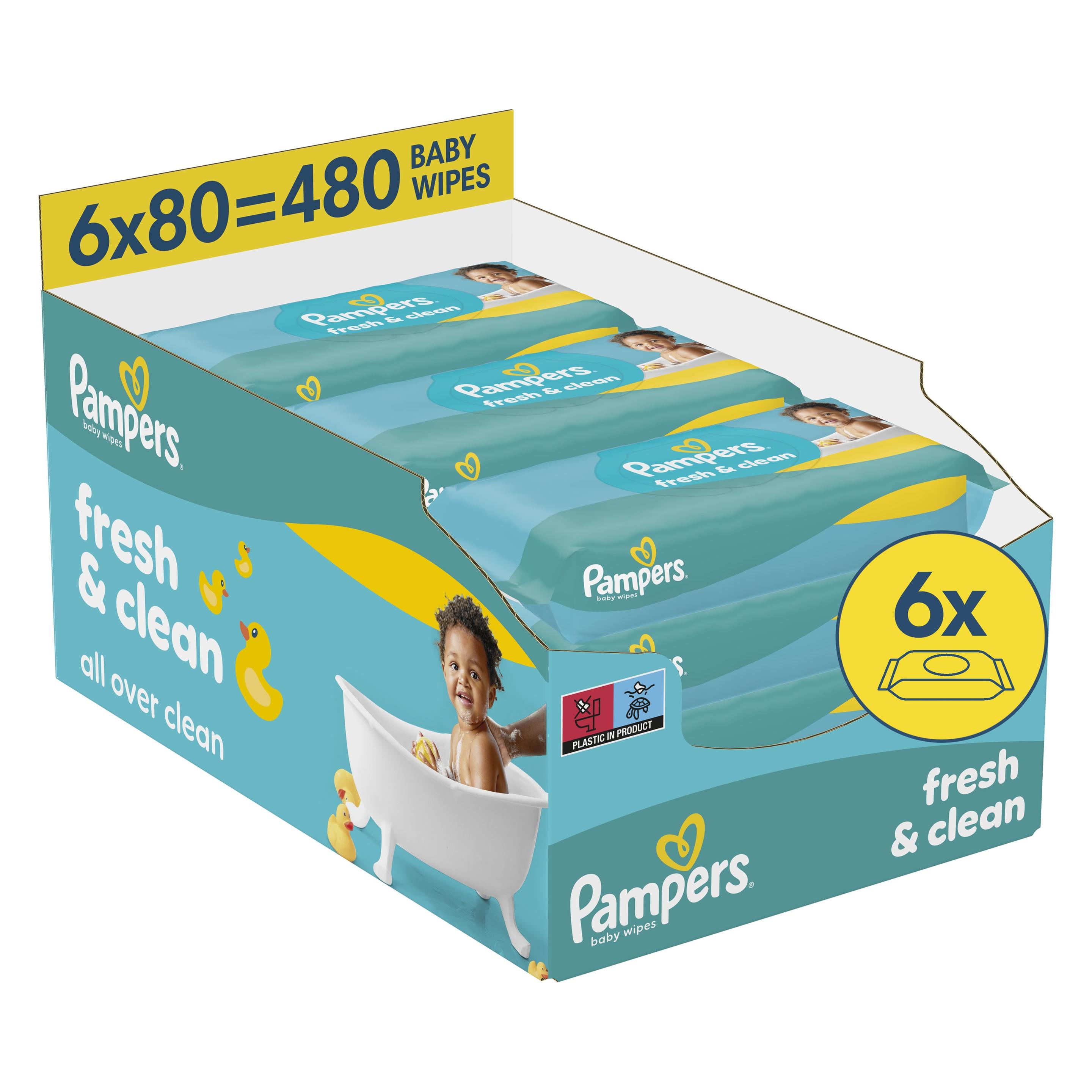 Pampers Fresh Clean (6 x 80 Stk.) (47405301)