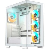 C500 Panoramic Stealth Ice, Tower-Gehäuse weiß, Tempered Glass x 2