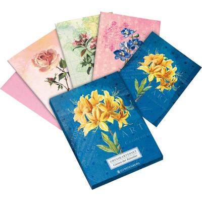 Die Gärten der Künstler Grußkartenset Motiv Gelbe Orchidee