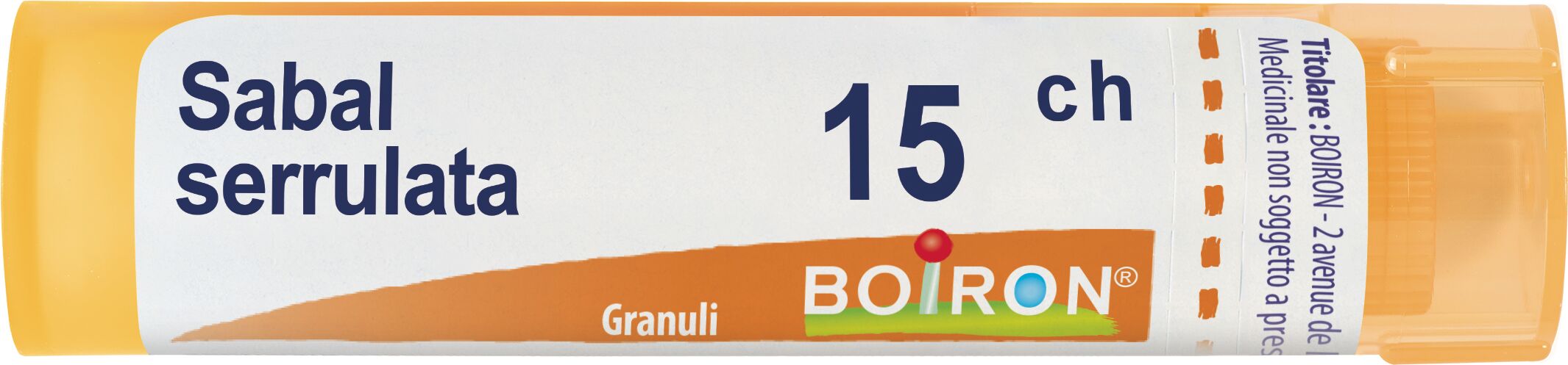Boiron Sabal Serrulata 15 Ch Tubo 2020
