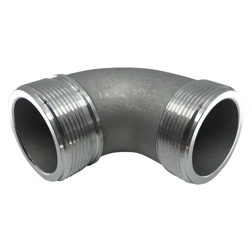 BRW Bogen 90° KAMLOK aus Aluminium flachdichtend (Winkelverbindung) (74846193)