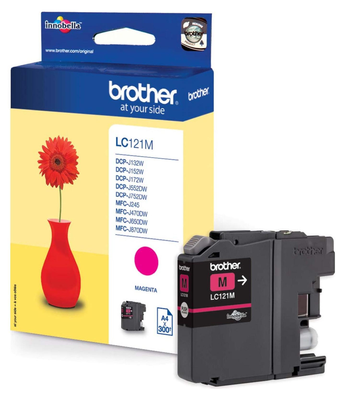 Brother LC121M Original Brother Magenta Tintenpatrone