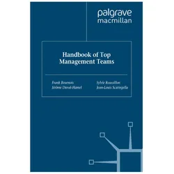 Handbook of Top Management Teams, Fachbücher von F. Bournois, S. Roussillon, J. Scaringella, J. Duval-Hamel