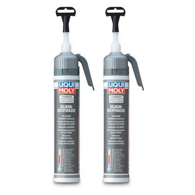 Liqui Moly 2x 200ml Silikon-Dichtmasse transparent [Hersteller-Nr. 6184]