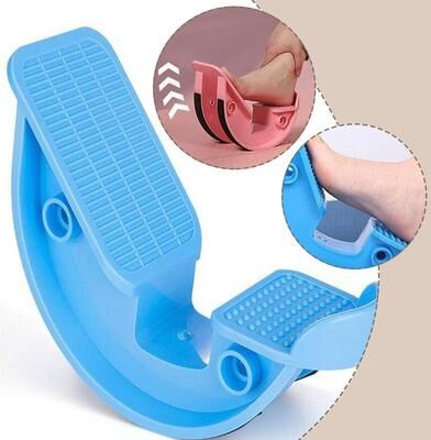 Healfit Counter Household Calf Stretcher, Stretch Wheel Balance Trainer, Home Fitness Pedal Foot Board blue