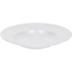 6x CreaTable Pastateller Olive 30cm weiss, Teller, Weiss