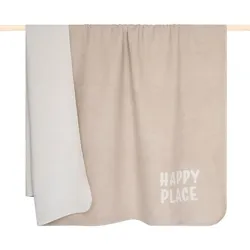 pad Kuscheldecke Cozy Up 150 x 200 cm Mischgewebe Beige Creme