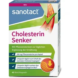 SANOTACT Cholesterin Senker Weichkapseln 49 g