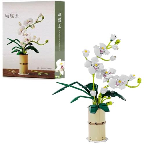 COIL Bouwset Phalaenopsis Orchidee - Botanische Collectie met 588 stuks