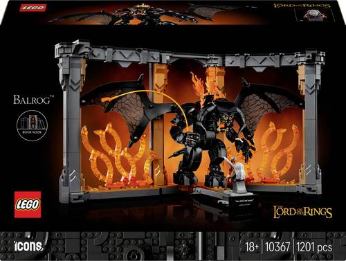 10367 LEGO ICONS Der Herr der Ringe: Balrog Bücherstütze