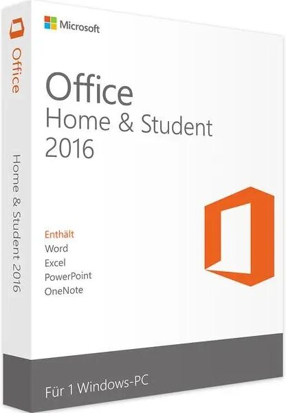 Microsoft Office 2016 Famille et Étudiant