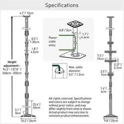 Barkan, Elektroauto Ladezubehör, EV350FC EV Charging Station Column