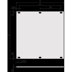 Schroff Teilfrontplatte 30807487